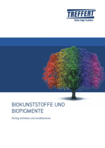 Titel Broschüre Treffert Biokunststoffe und Biopigmente - Kunststoff richtig einfärben und konditionieren