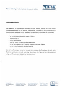 Statement Change-Management von Treffert