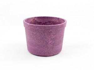 Flower pot made of bioplastics